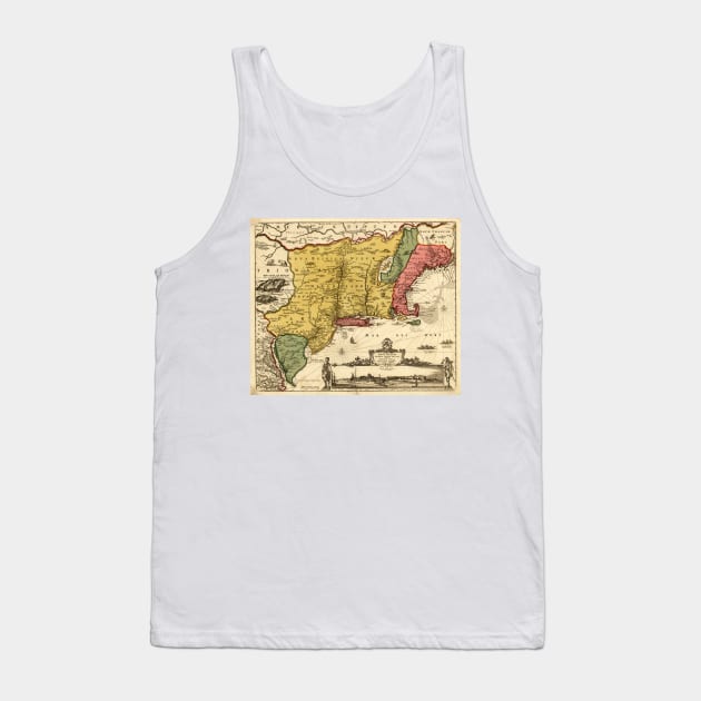 New Netherland, 17th century (C036/9324) Tank Top by SciencePhoto